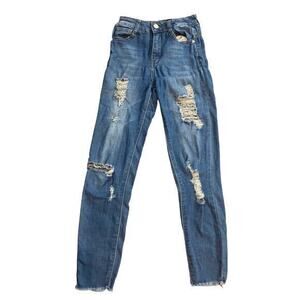 Blue Republic Distressed Skinny‎ Jeans Women’s Size 0 Blue